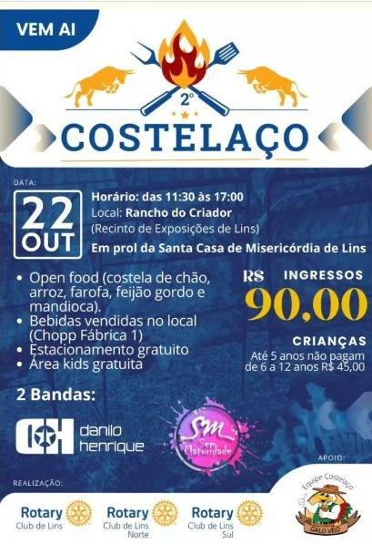 2º Costelaço no Recinto de Exposições de Lins