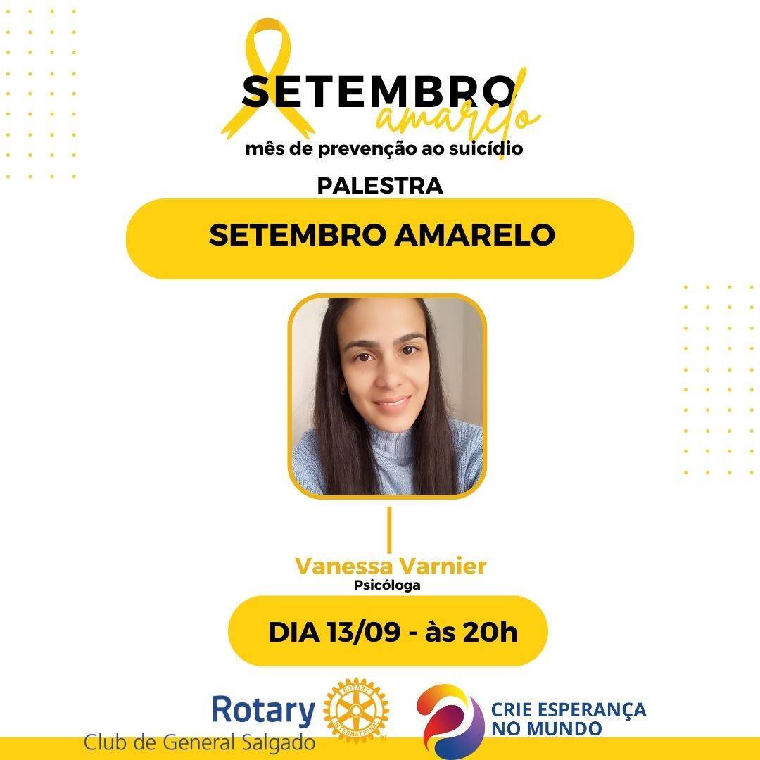 Palestra Setembro Amarelo