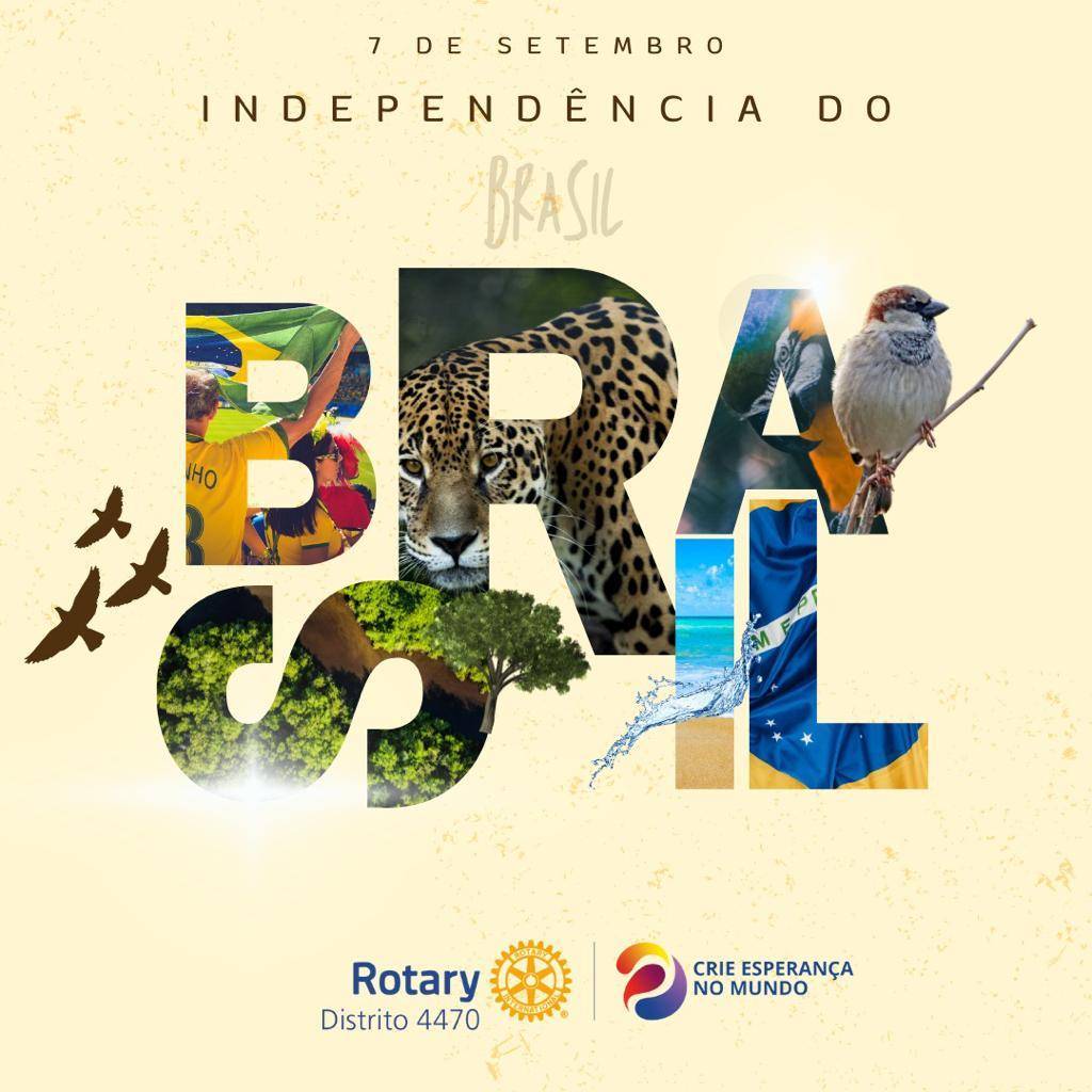 7 de setembro - Independência do Brasil !