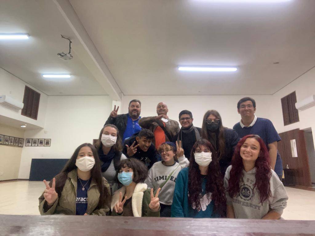 Interactianos após reunião ordinária na sede do Rotary Club de Atibaia, clube patrocinador.