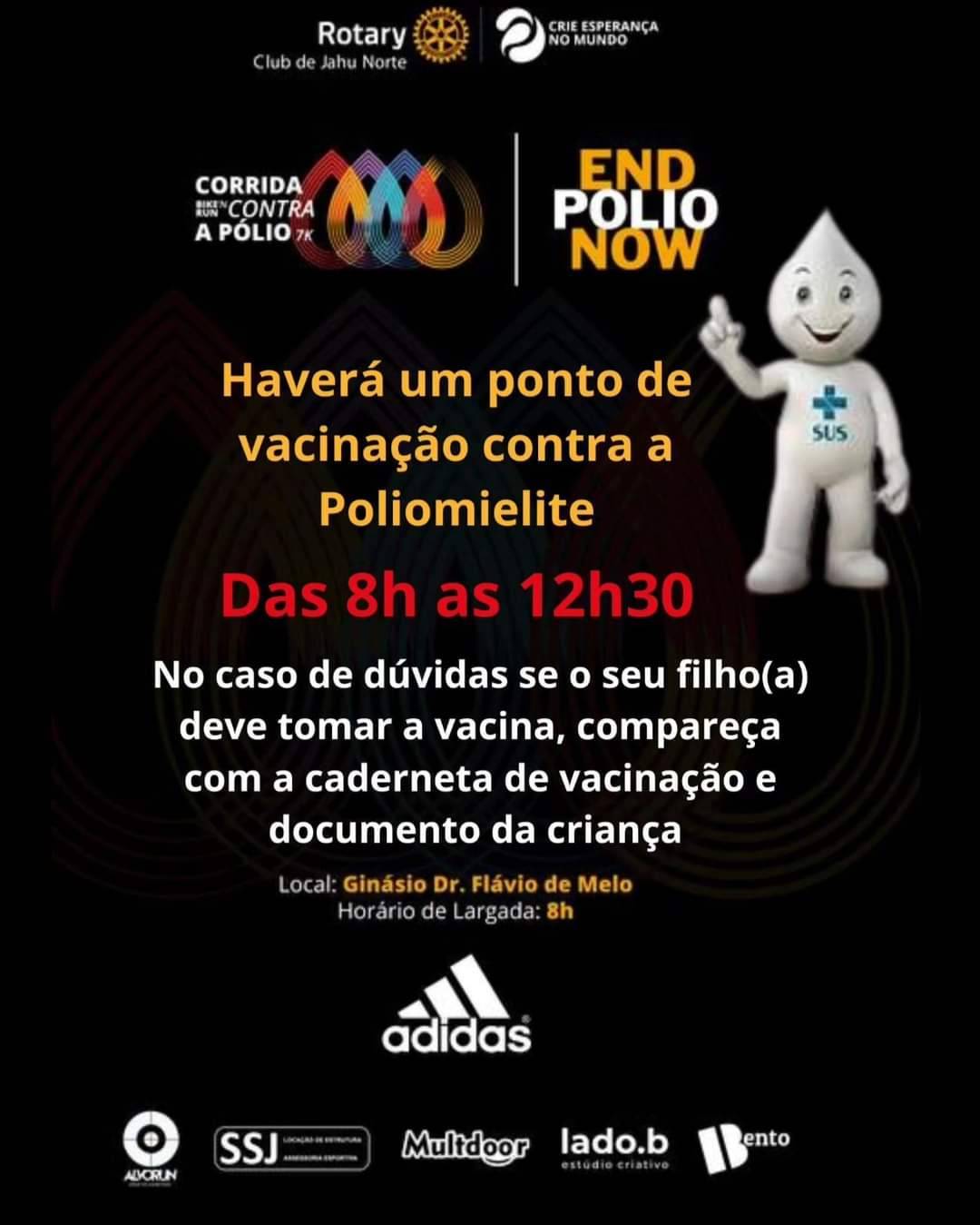 Corrida contra a Pólio do Rotary Club de Jahu Norte