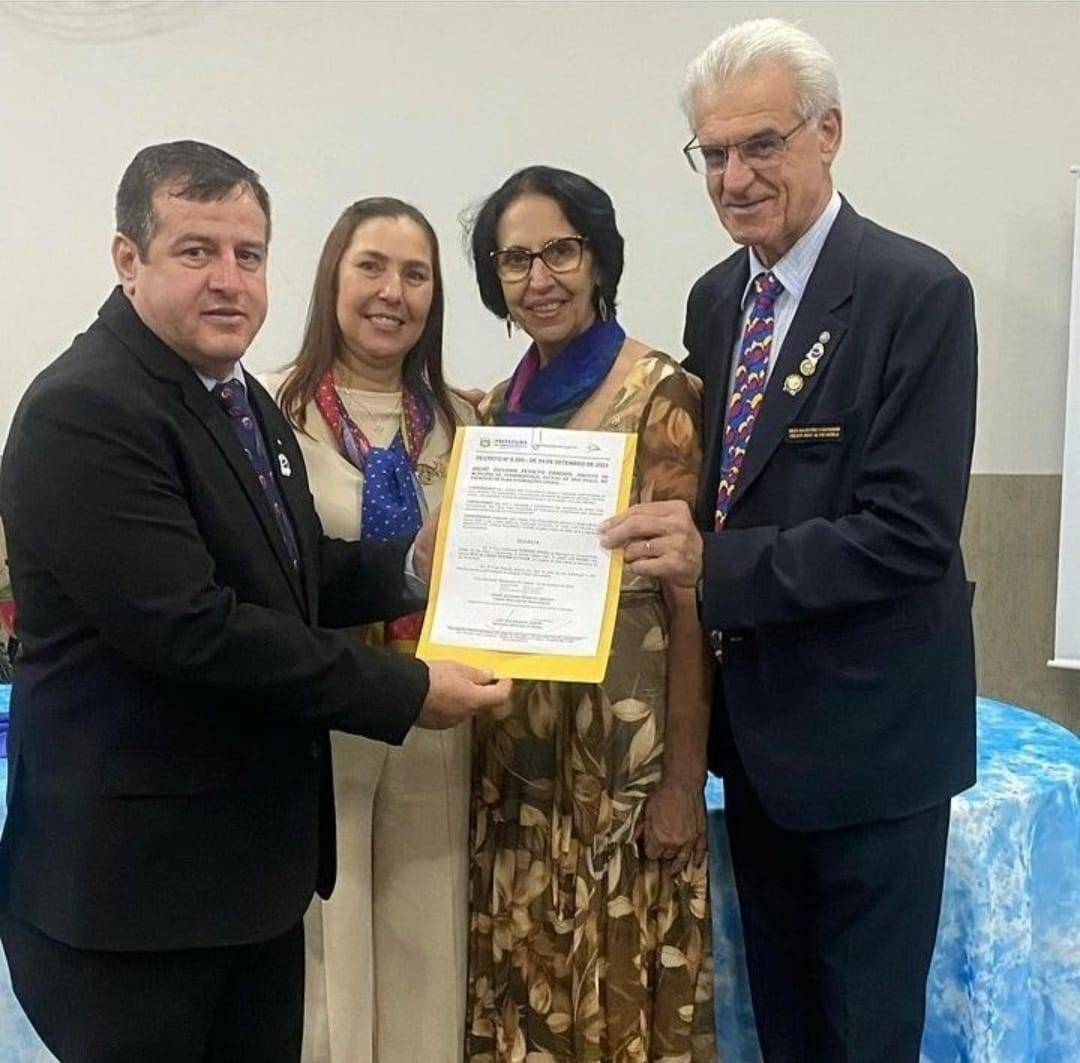 Título de hóspede ilustre de Fernandópolis ao Governador