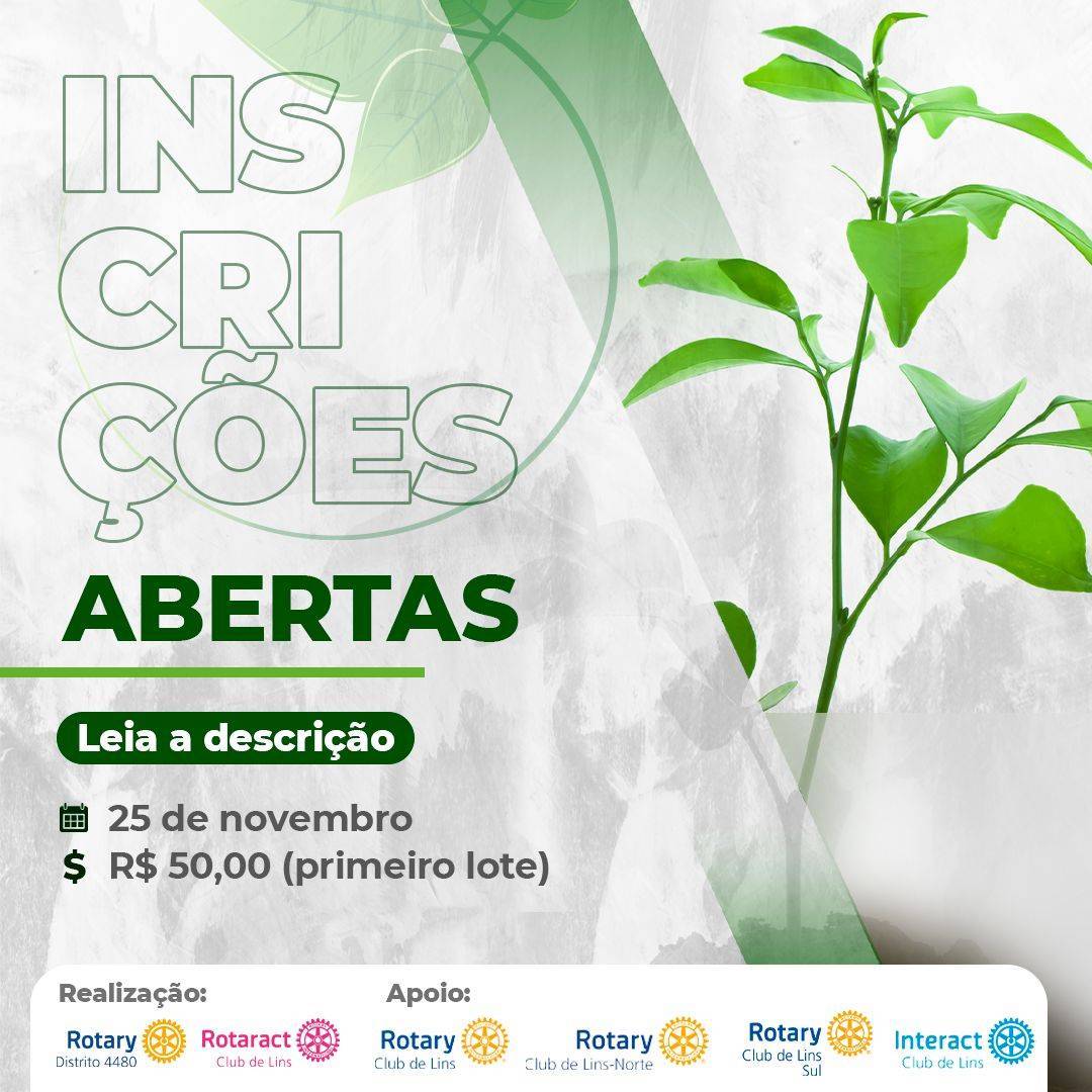 Mude o mundo através da sustentabilidade - Inscrições Abertas 