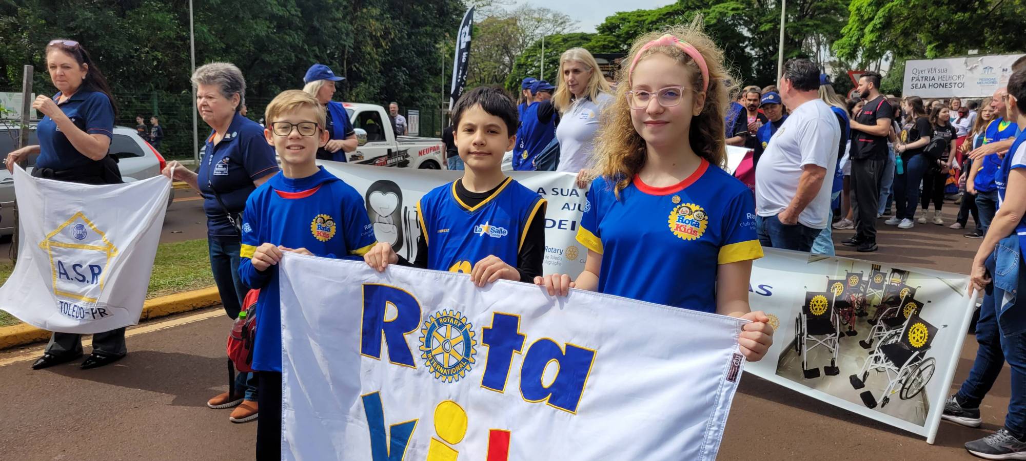 Rotakids de Toledo Integração presente no Desfile de 07 de Setembro 2023