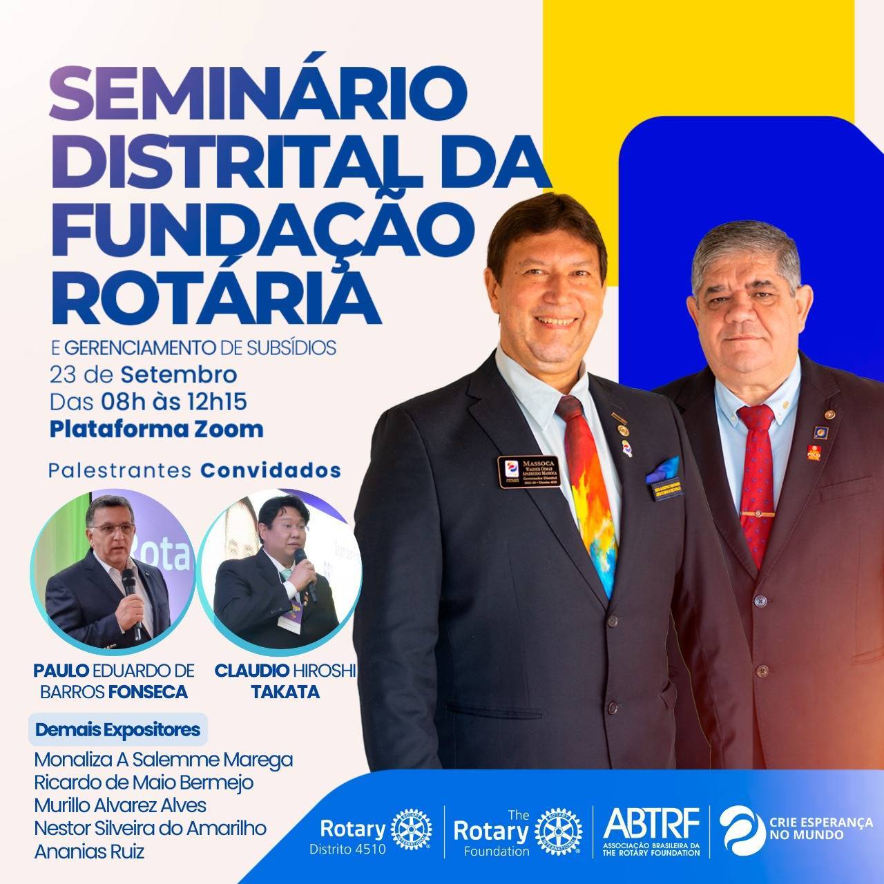 Seminario da Fundação Rotaria-23-24 D 4510