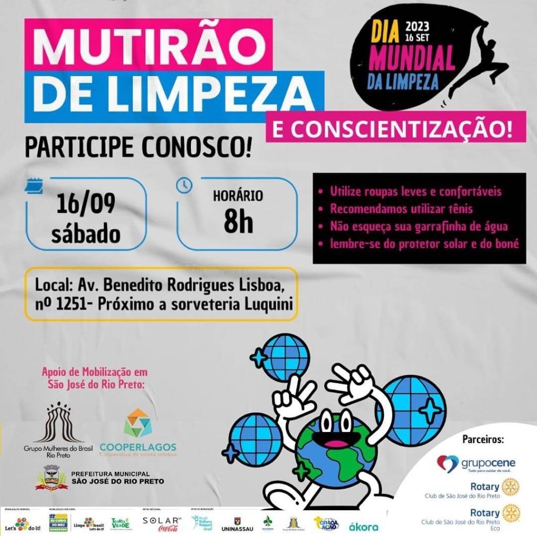 Unidos pela limpeza do Planeta