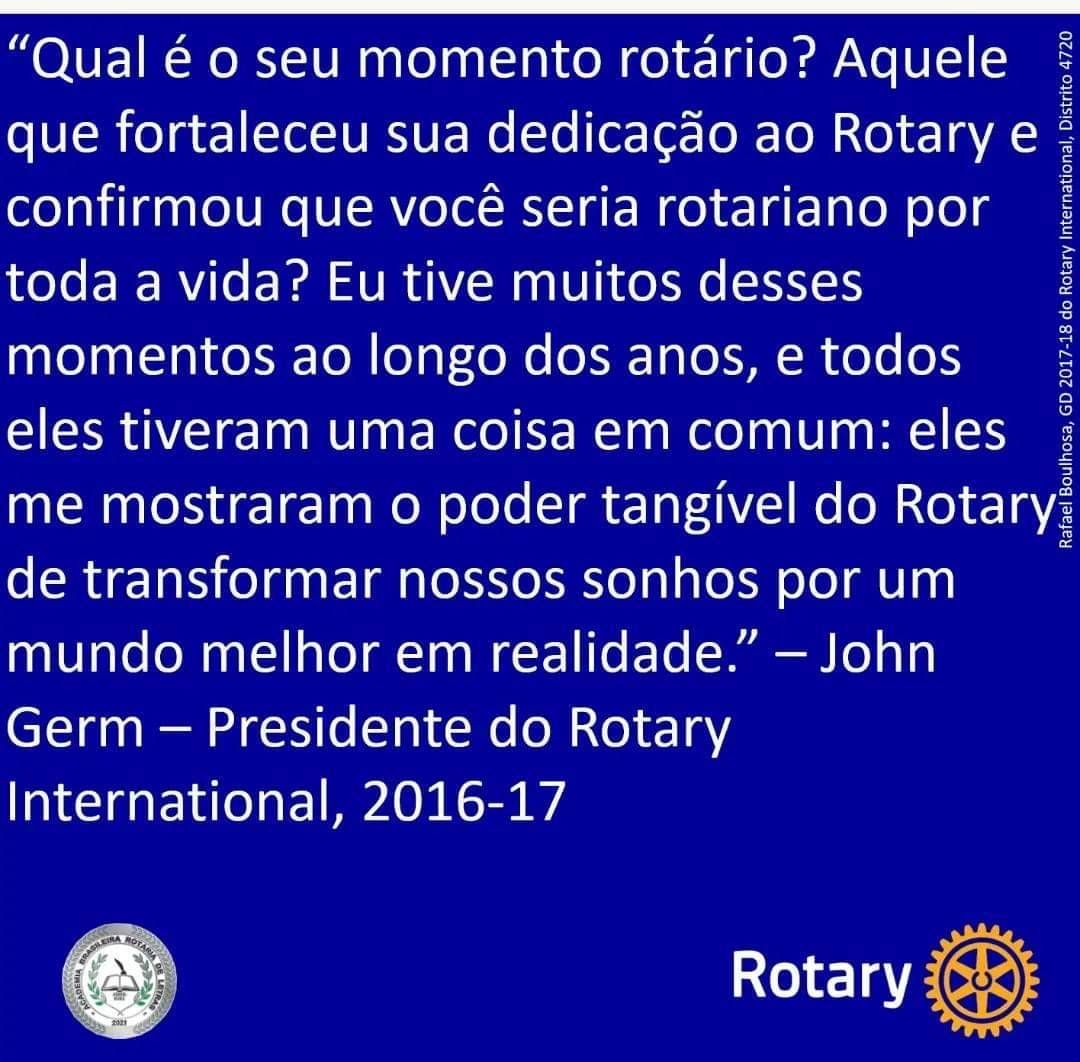 Mensagem do Presidente do Rotary Internacional 16-17