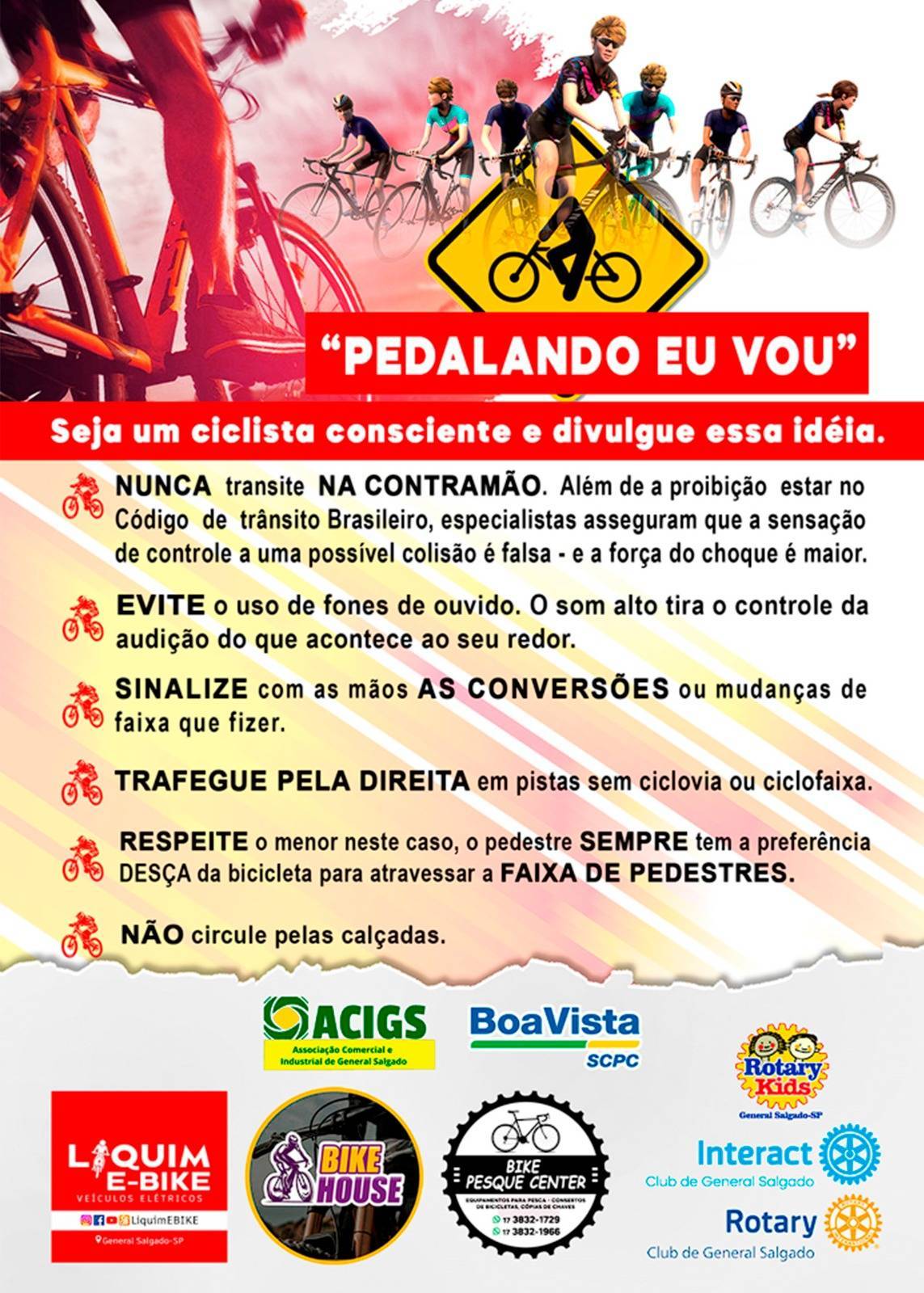 Pedalando eu vou, Campanha do Rotary de General Salgado