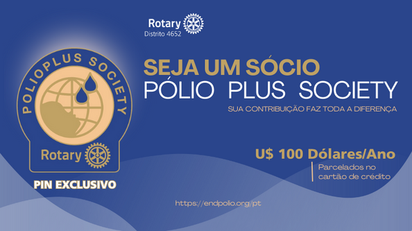 PólioPlus Society - Seja um Sócio