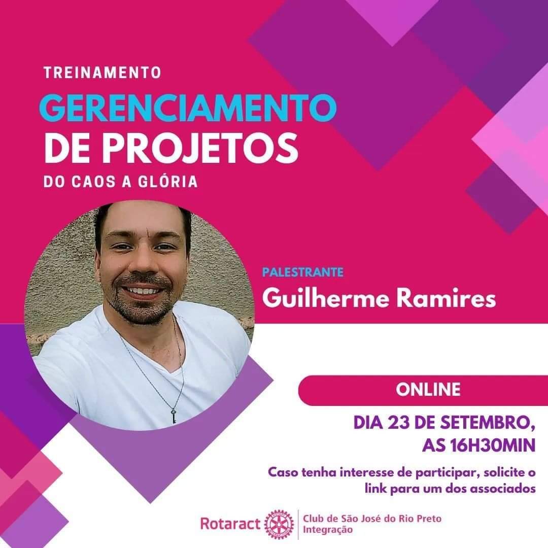 Convite a Palestra sobre Gerenciamento de Projetos