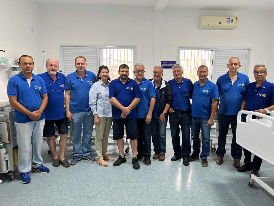 Rotary Club de Auriflama realiza ação social para a revitalização de três quartos na Santa Casa de Misericórdia 