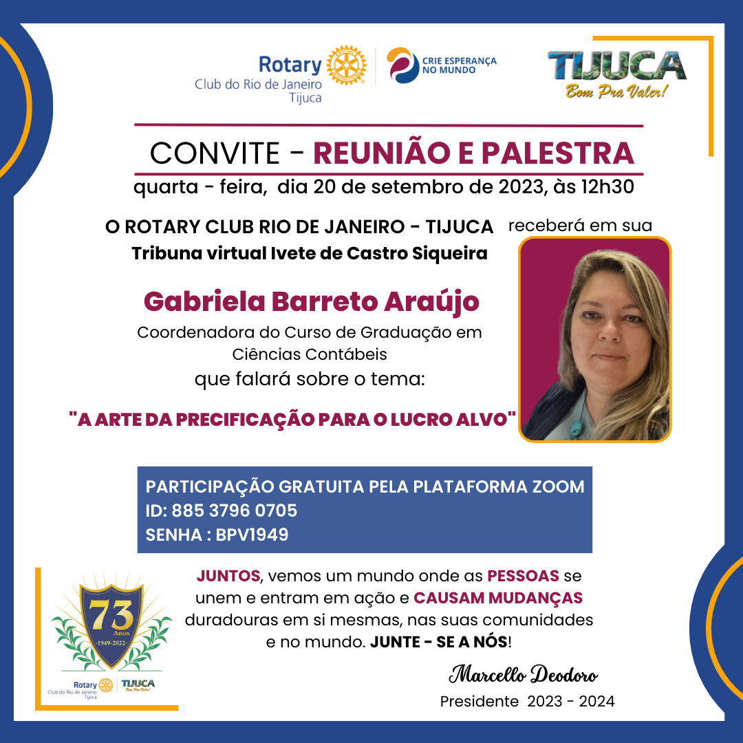 Por Siomara Castro Presidente da Comissão de Imagem Pública