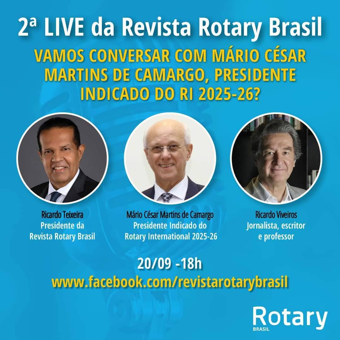 2ª Live da Revista Rotary Brasil 
