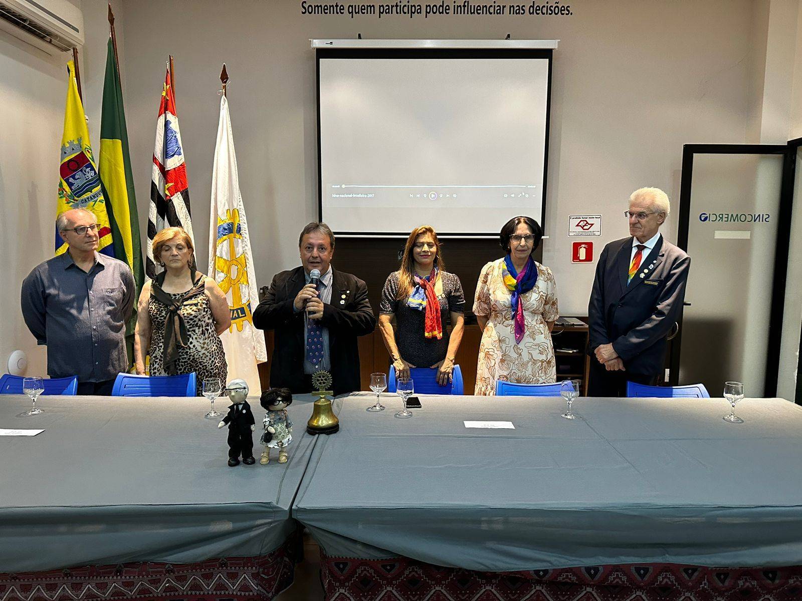 Rotary Clubs de Catanduva recepcionaram o casal Governador 