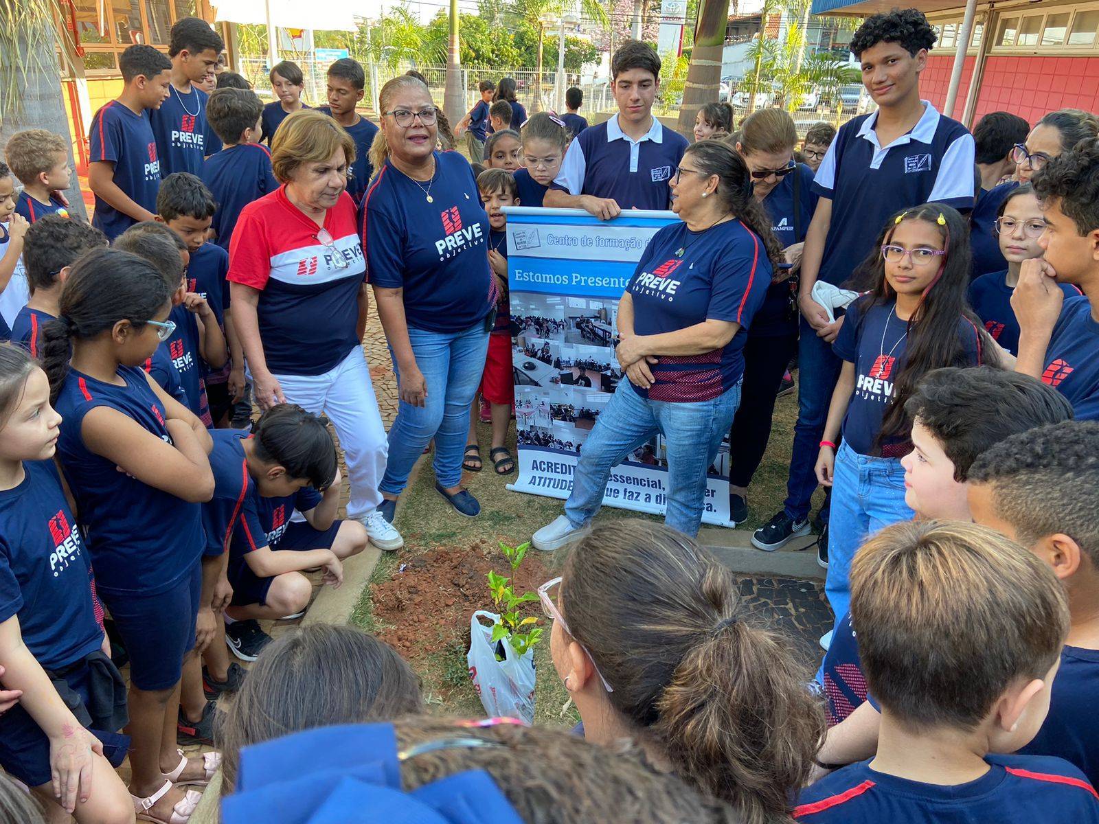 Comemoração do Dia da Árvora com Rotary Club de Lins Sul