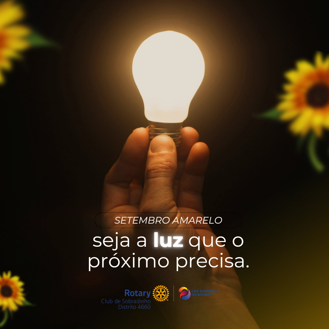 Setembro é o mês de abraçarmos o próximo ainda mais forte.