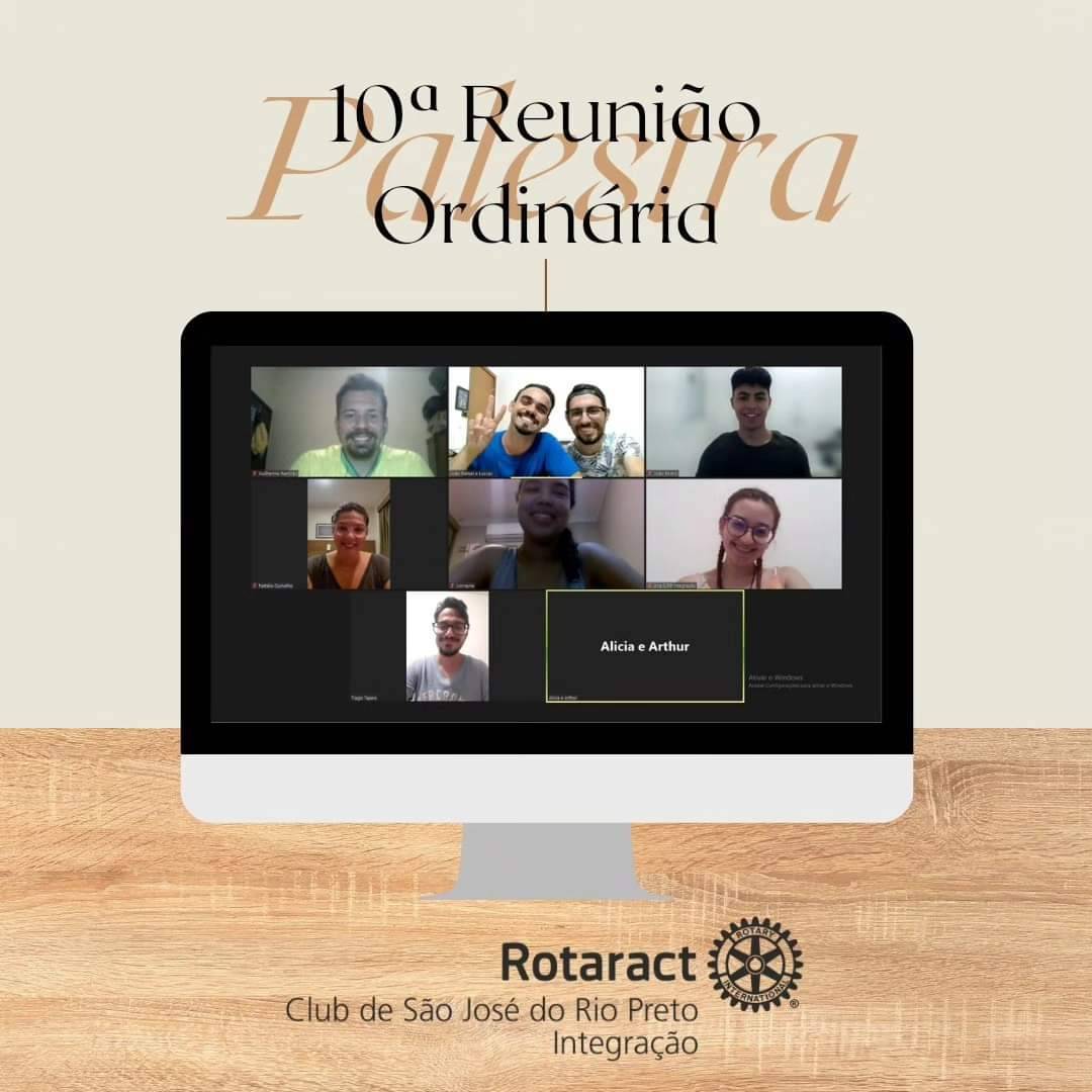10ª Reunião Ordinária no Rotaract Club de São José do Rio Preto Integração