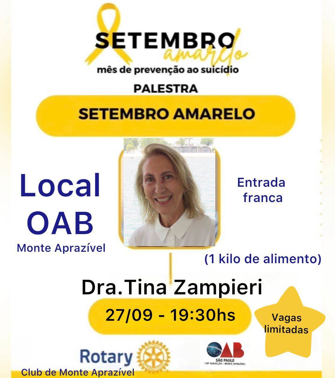 Palestra Setembro Amarelo