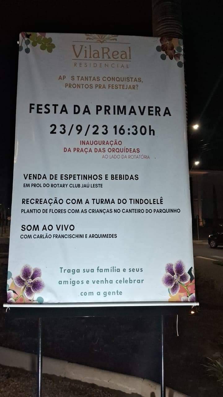 Rotary Club de Jahu Leste participa de festa em condomínio da cidade