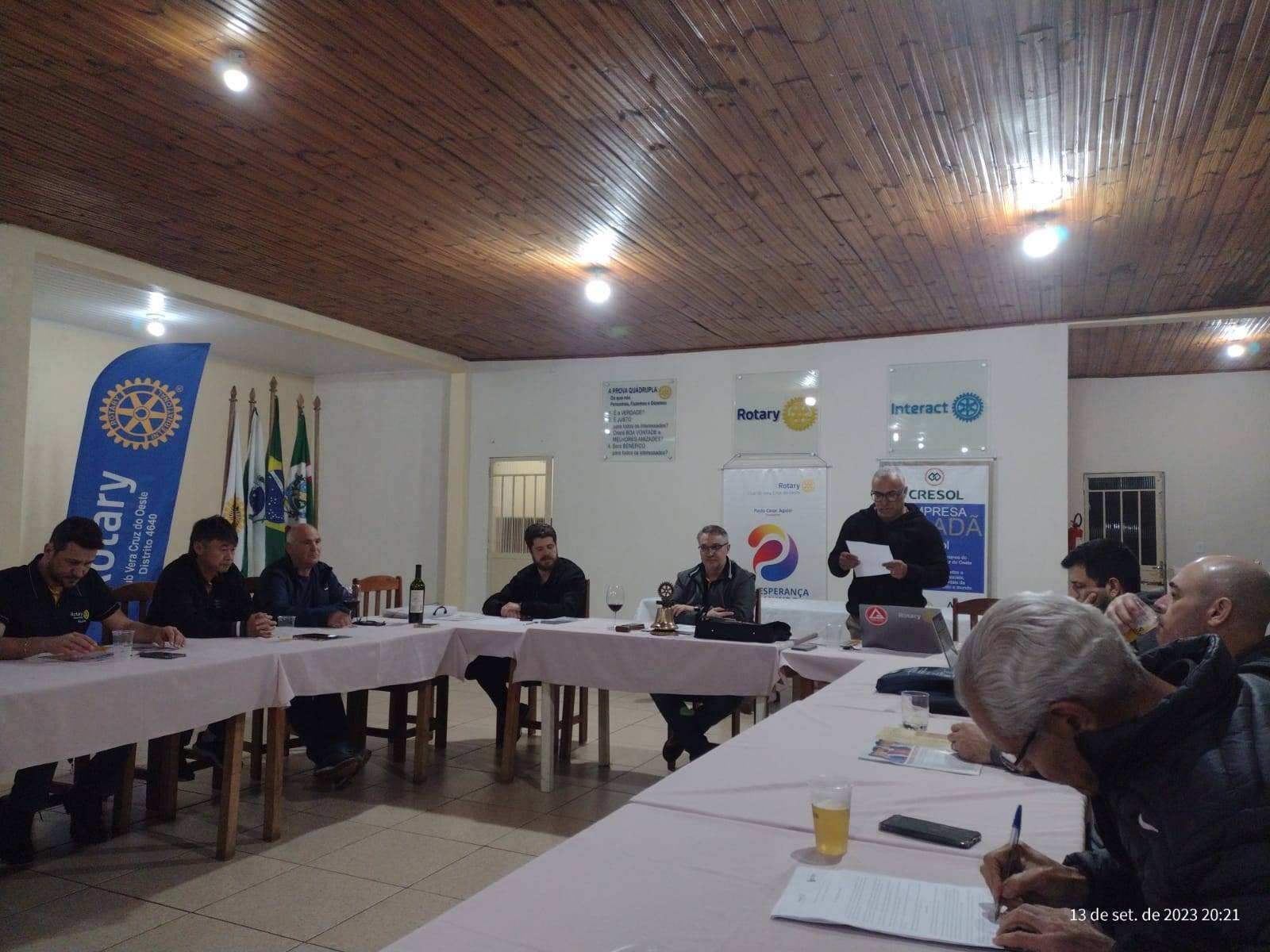 A leitura da Instrução Rotária Distrital esta acontecendo em alguns clubes.