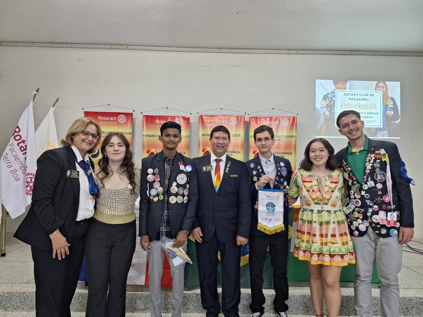 Visita oficial no Rotary Club de Pacaembu