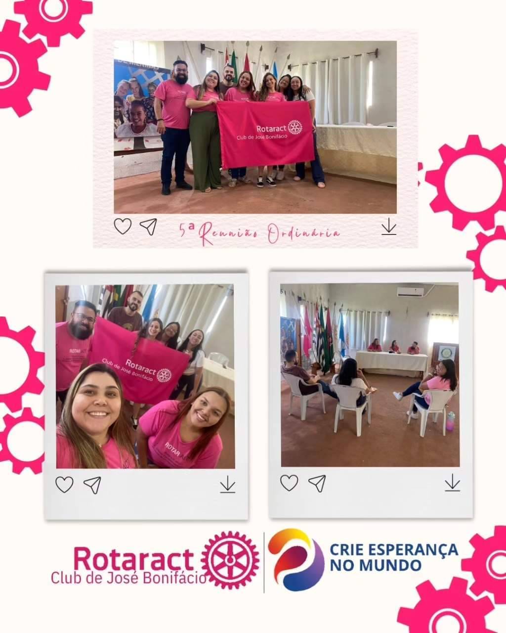 Posse de Dois Associados no Rotaract Clube de José Bonifácio