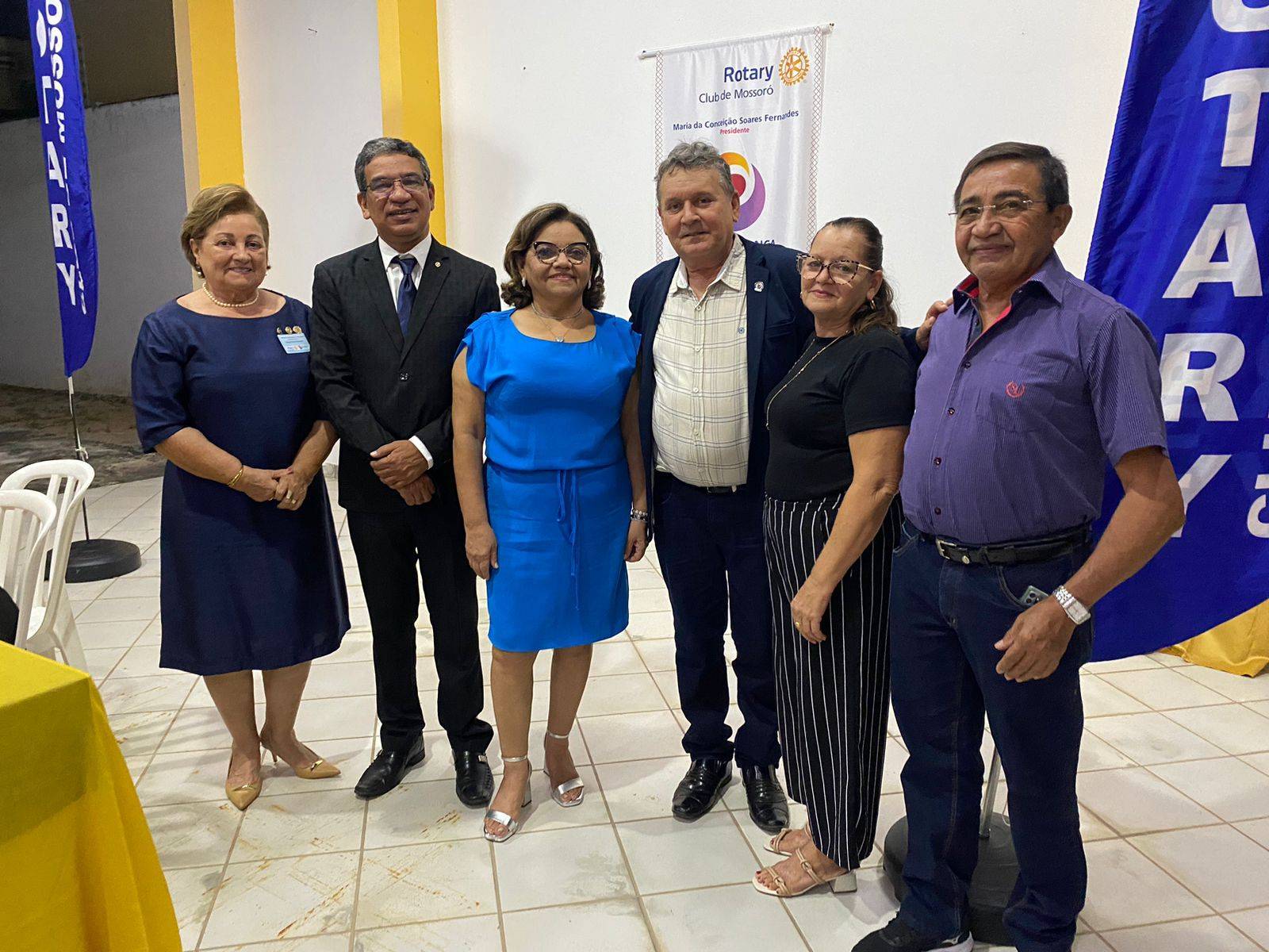 Posse do poeta Aldaci de França no Rotary Club de Mossoró