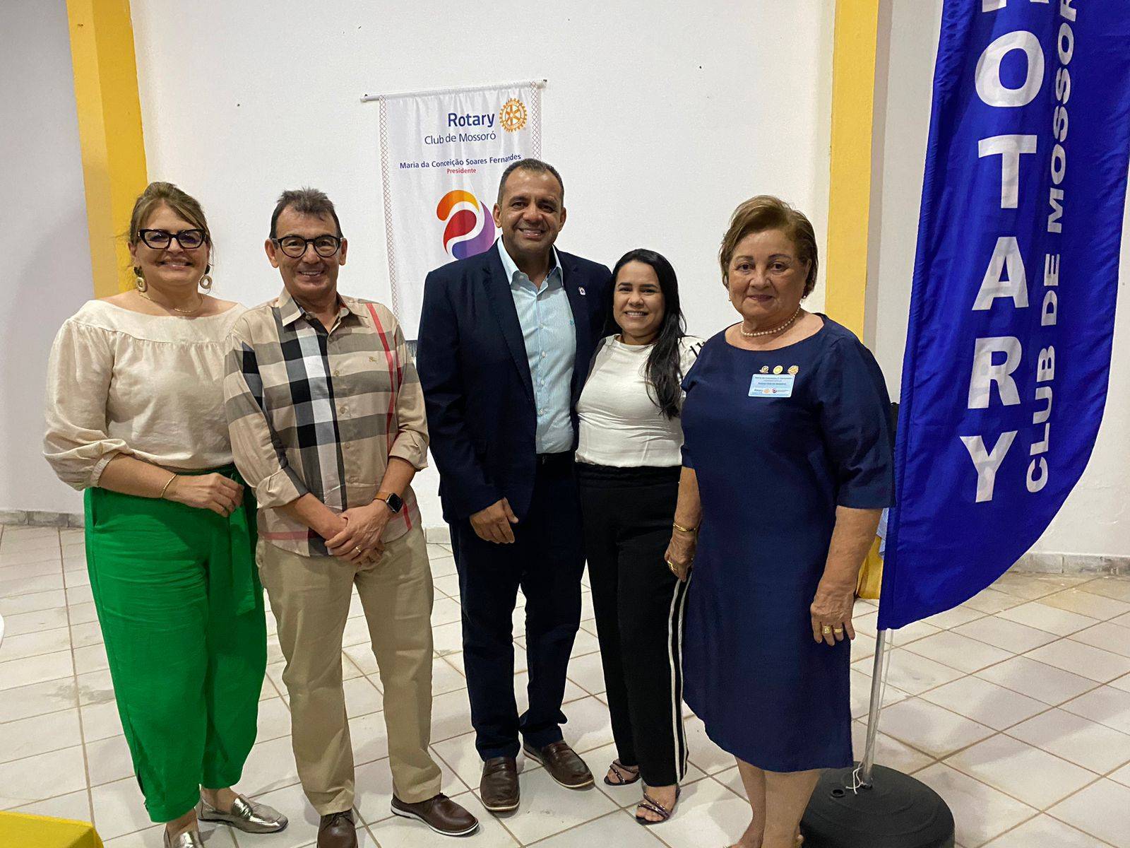 Posse do Vereador Isac da Costa Filgueira no Rotary Club de Mossoró