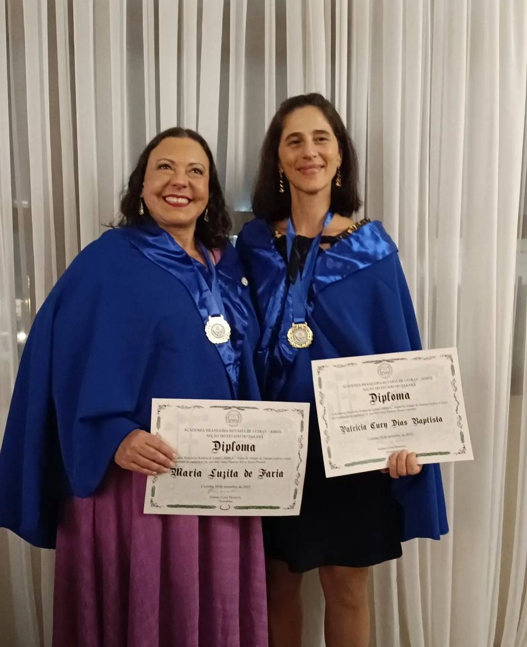 Luzita Faria e Patrícia Cury