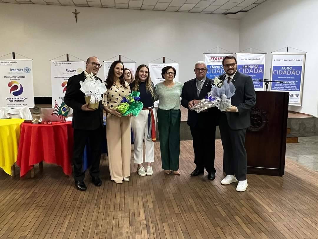  Festiva de Posse de novos membros no Rotary Club de Itápolis