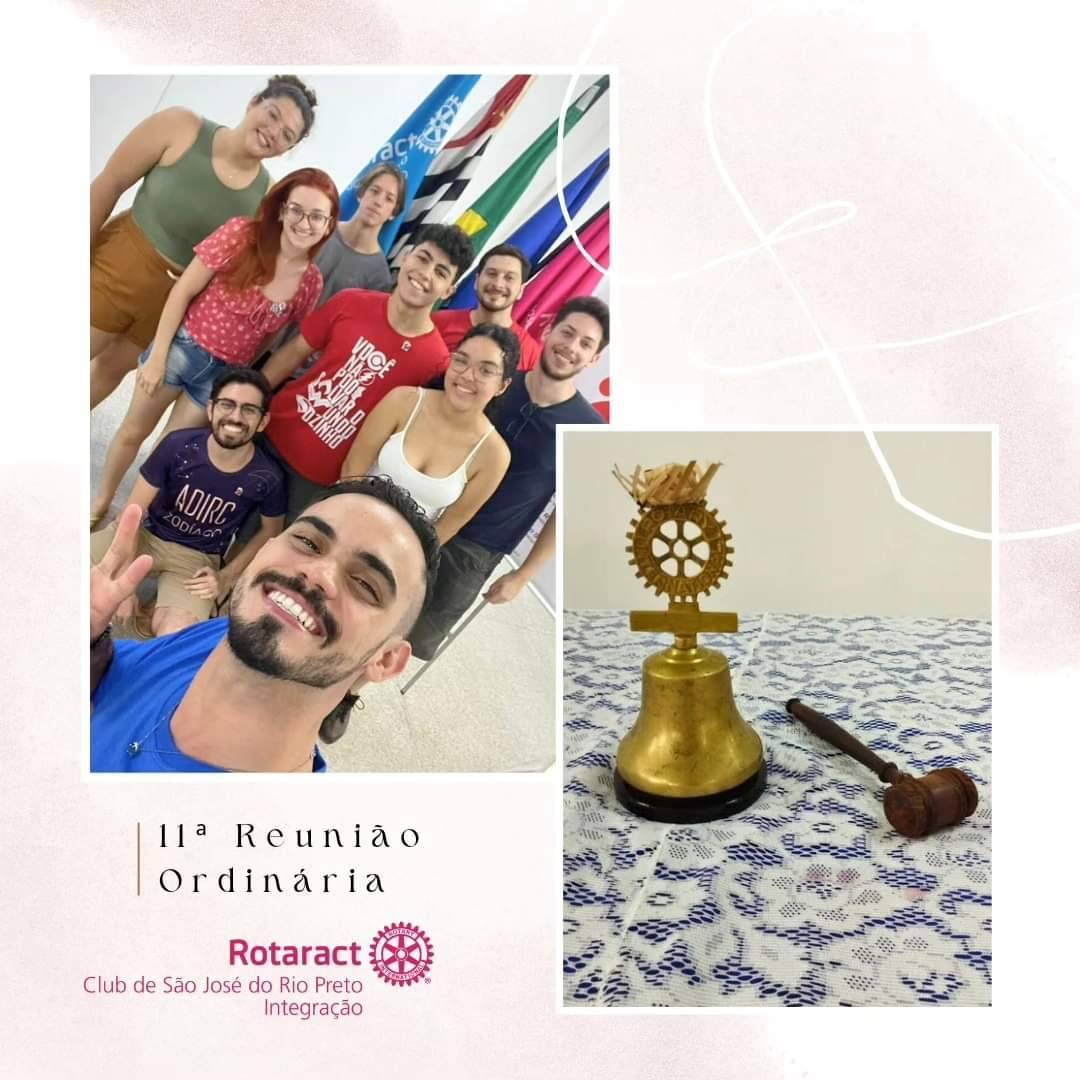 11ª Reunião Ordinária do Rotaract Club de São José do Rio Preto Integração
