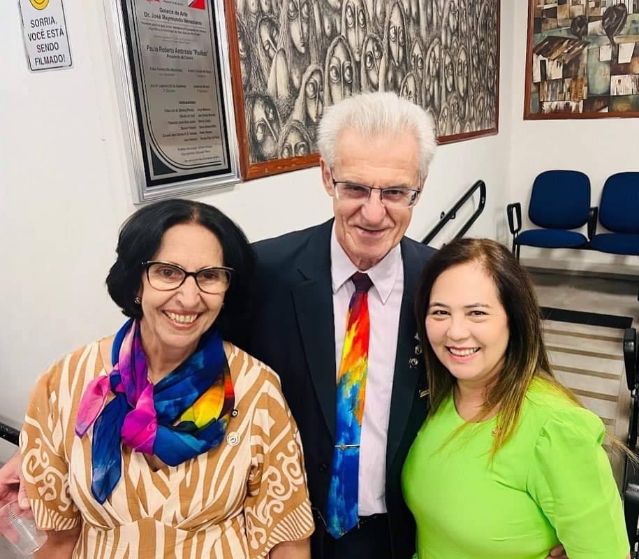 Algumas fotos da Governadora Assistente Claudia Maset do Seminário de Desenvolvimento do Rotary 2023-24