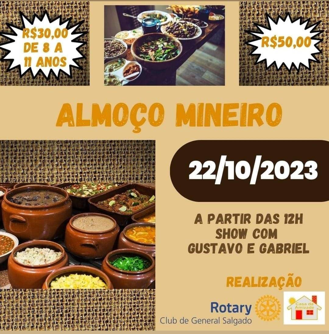 Vem aí Tradicional Almoço Mineiro 