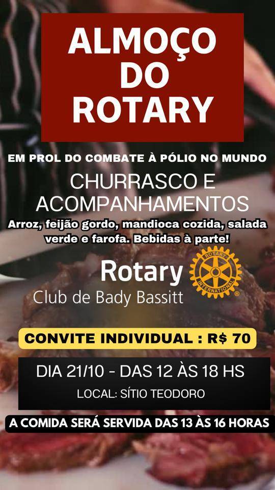 Almoço em combate à Pólio 