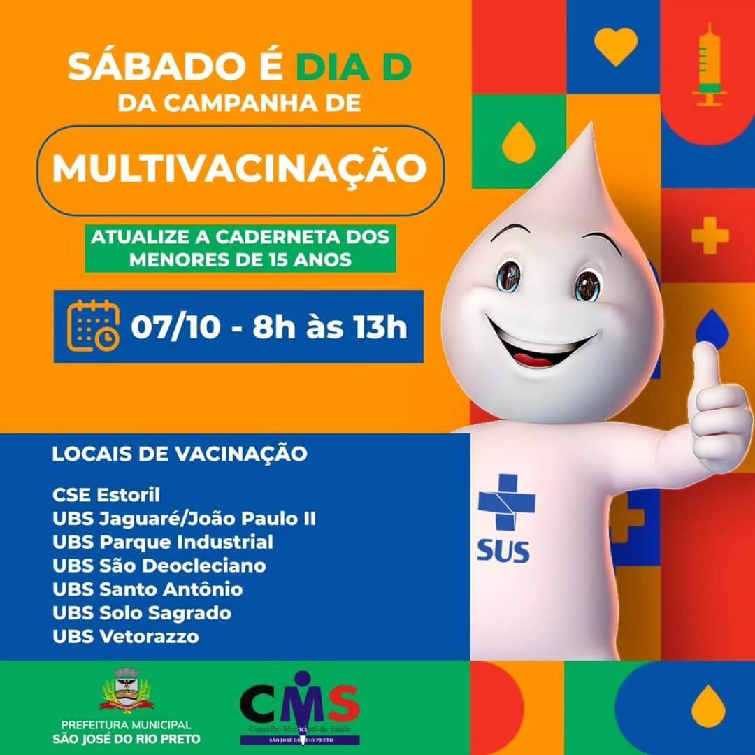 Vacinação em São José do Rio Preto