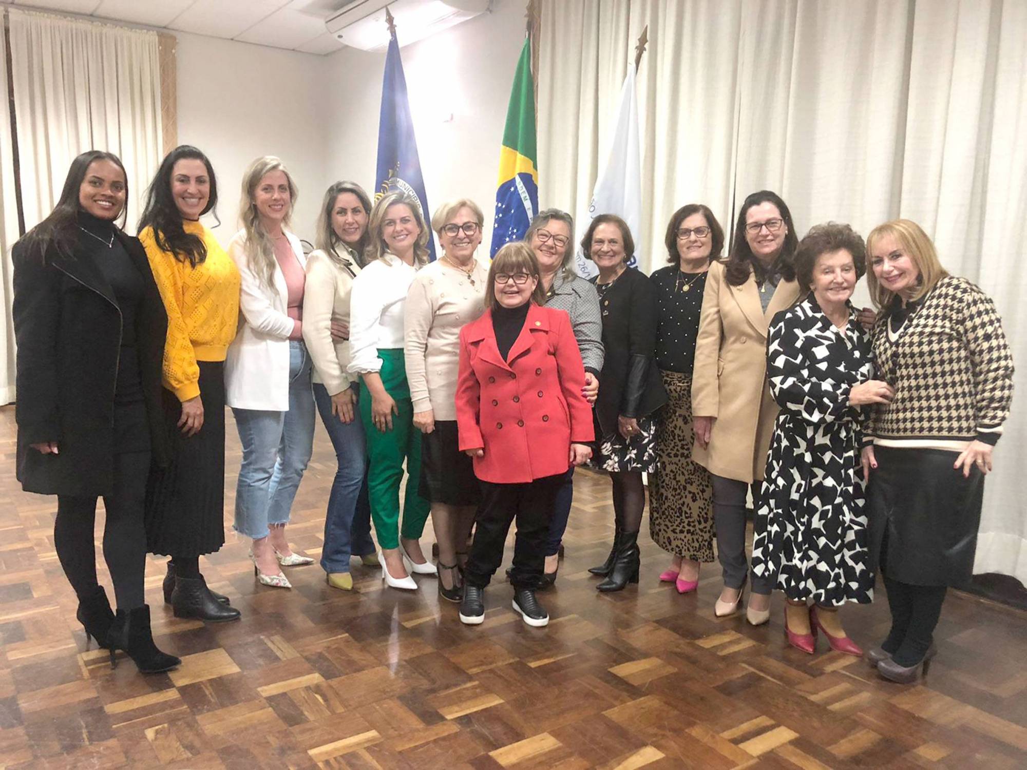 Algumas das integrantes da Associação das Senhoras de Rotarianos de SJP