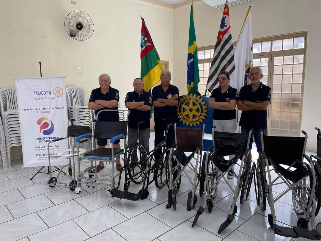 Manutenção em Cadeiras de Rodas pelo Rotary Club de Guaiçara