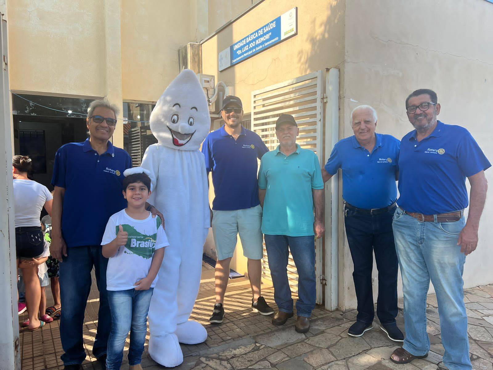 Campanha contra Poliomielite contou com a presença do Rotary Club de Auriflama