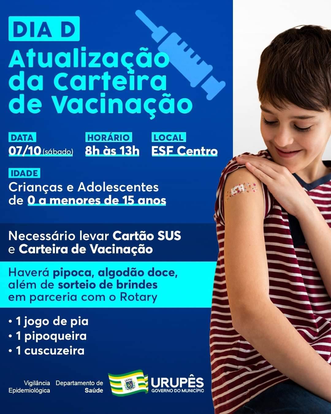 Rotary Club de Urupês teve seu Dia D de Vacinação