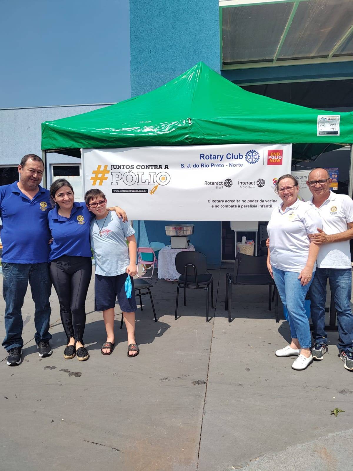 Norte na campanha da Pólio