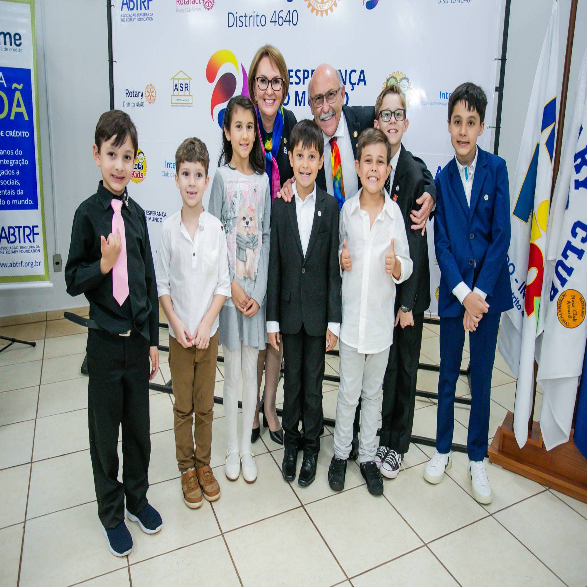 Visita do Governador do Distrito 4640 Antônio Da Caz à Toledo e posse de novos companheirinhos para o Rotakids  