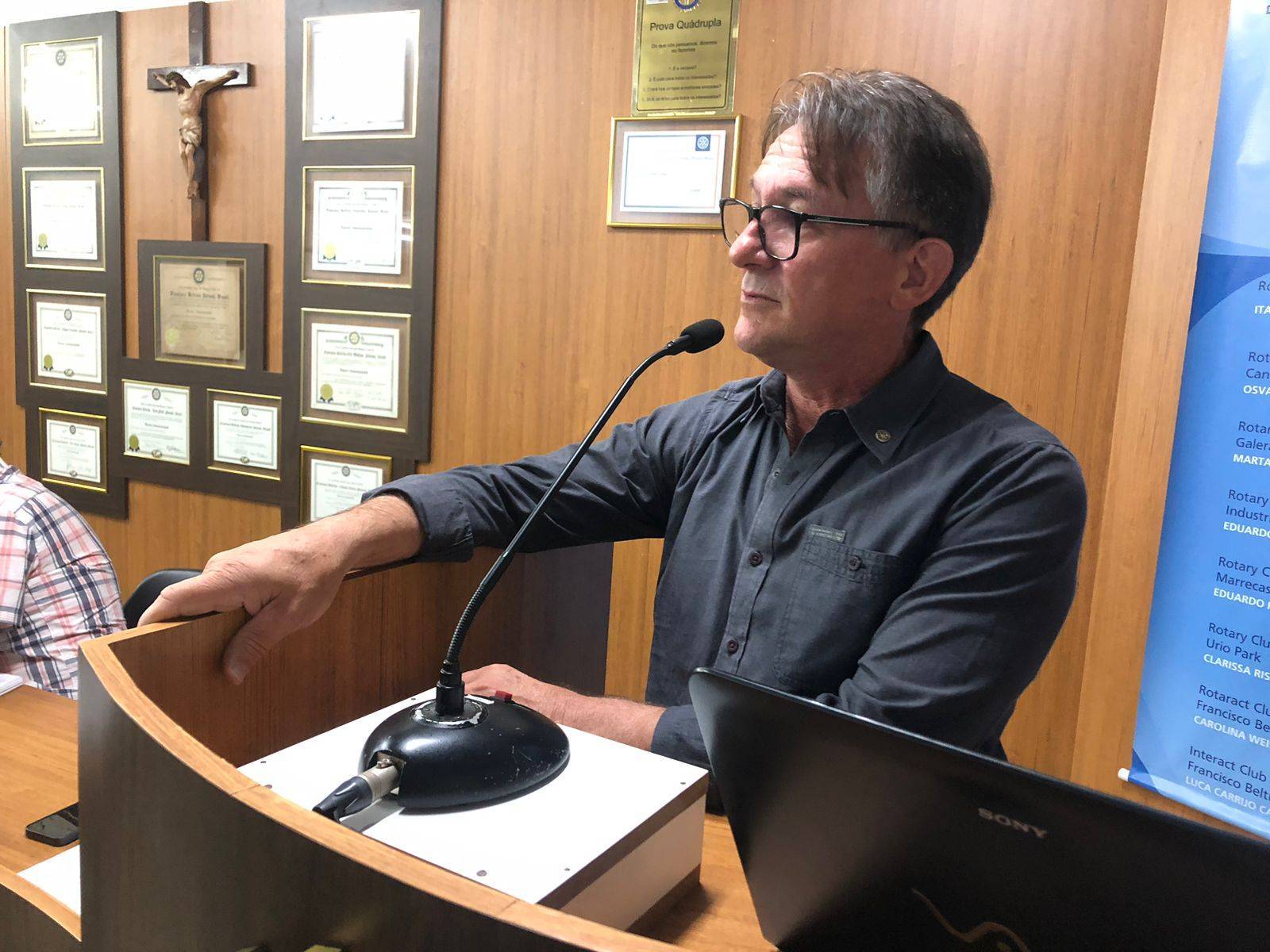 Rineu Saggin, coordenador do Baile do Chopp de 2024, que acontece no dia 3 de fevereiro.