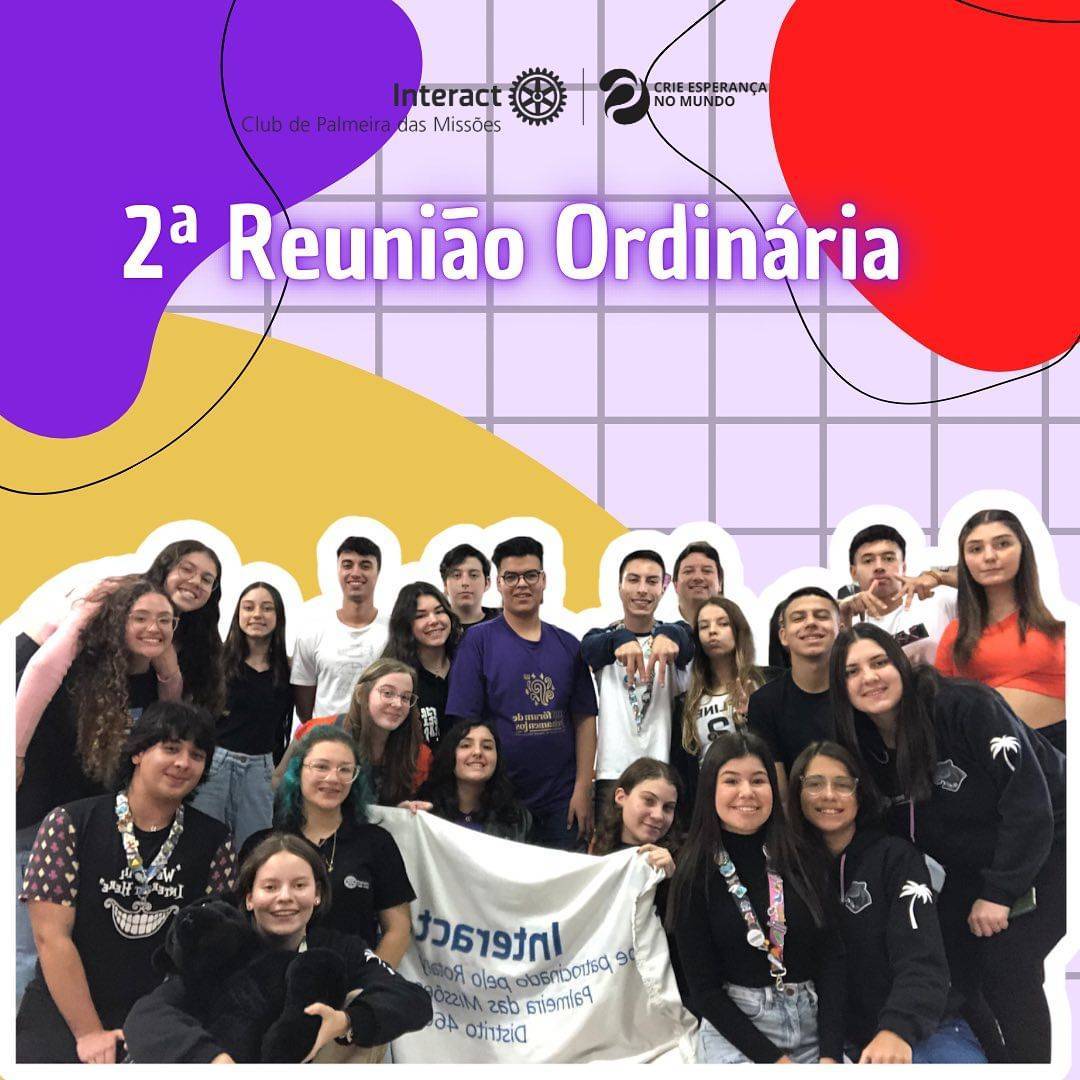 🔔  2ª Reunião Ordinária