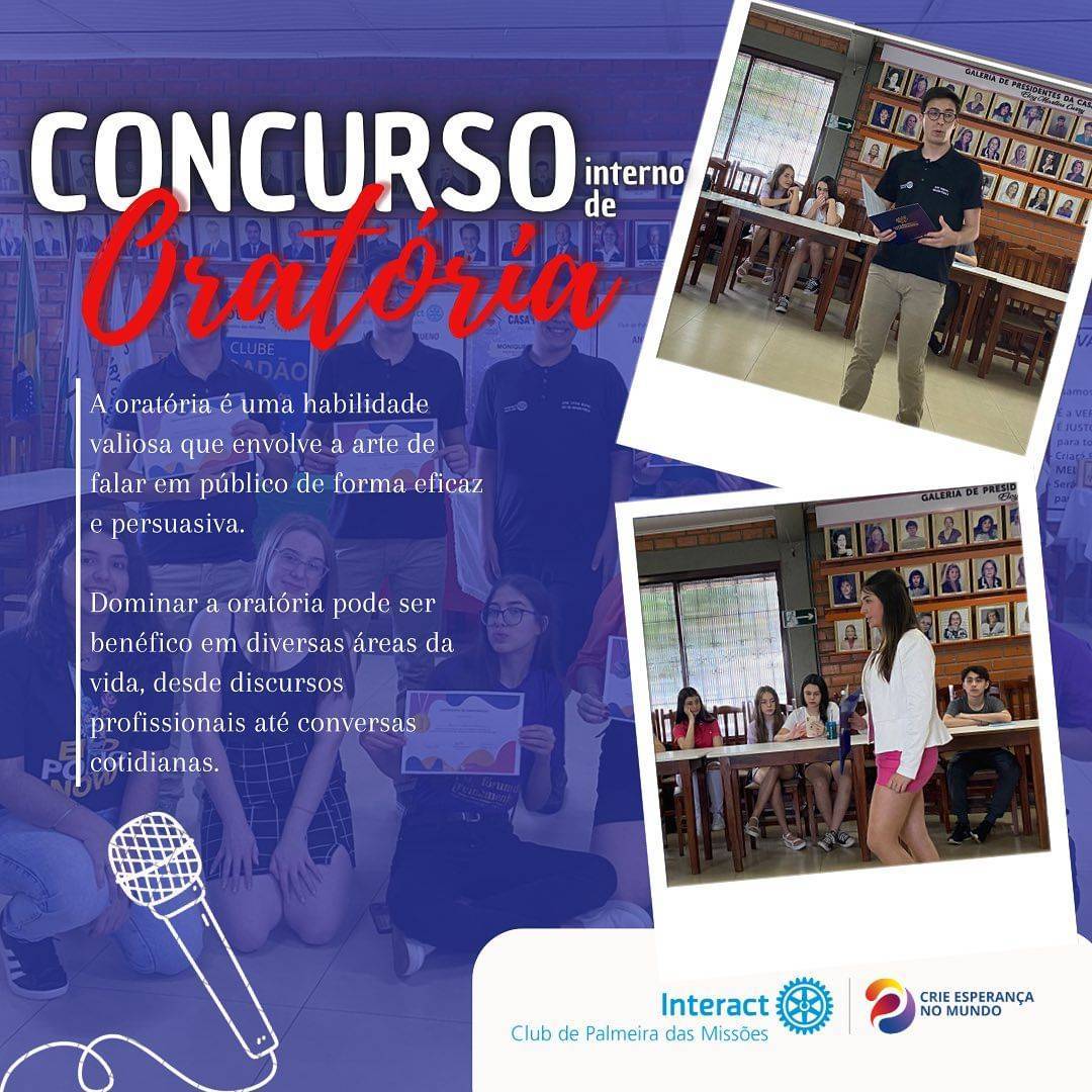 🎤 Concurso Interno de Oratória