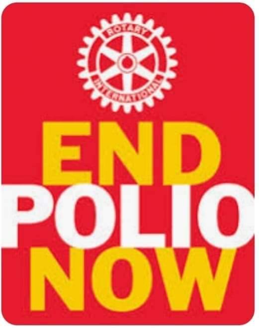 End Polio Now é apenas um dos cuidados que o Rotary tem pelas crianças