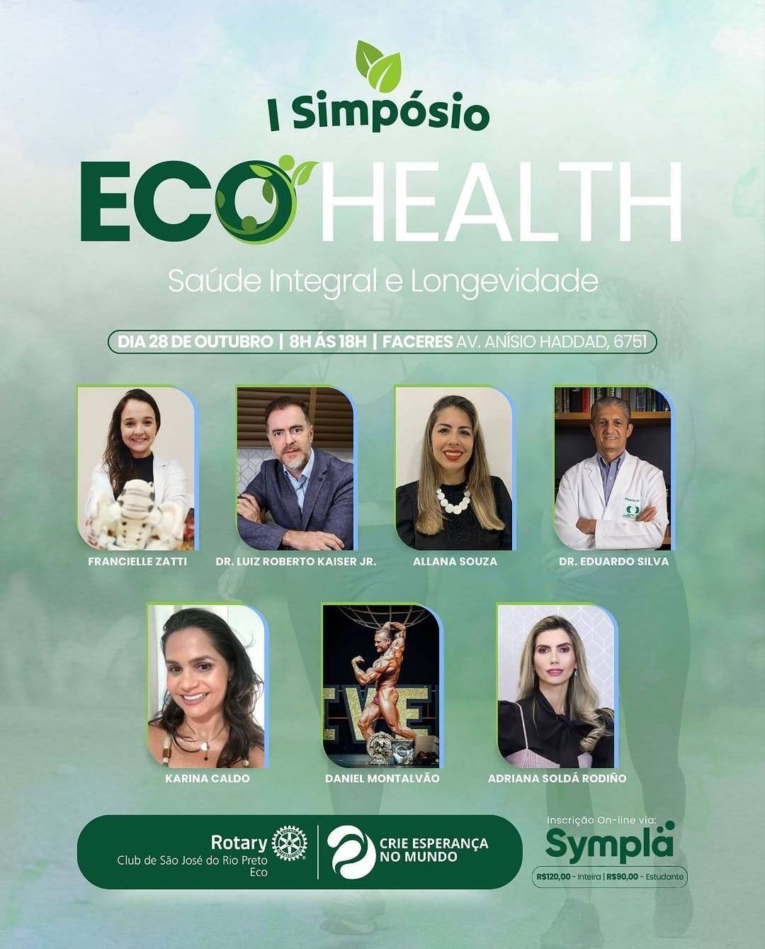 Primeiro simpósio ECO Health pelo Rotary de São José do Rio Preto