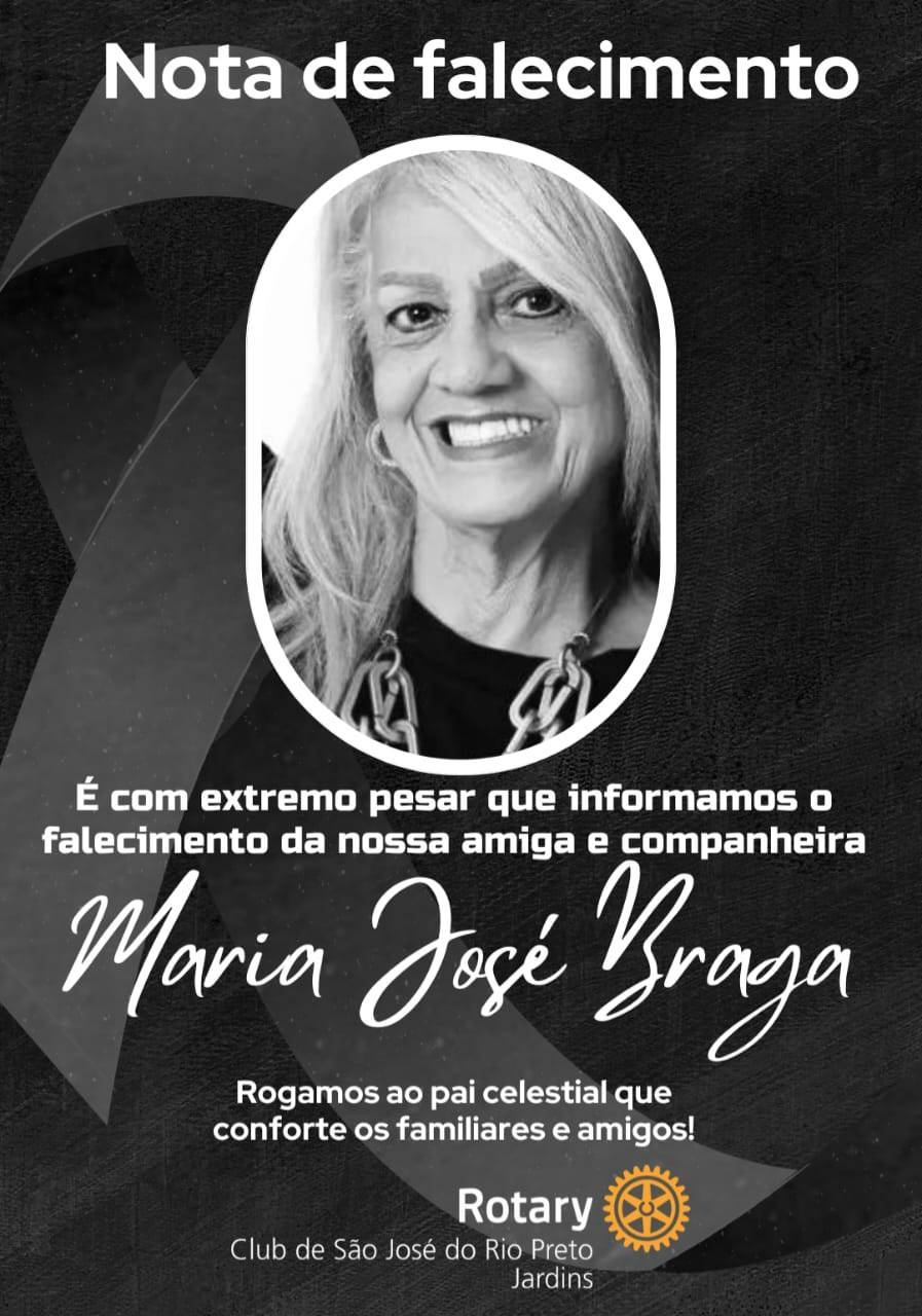 Rotary Club de São José do Rio Preto Jardins em Luto