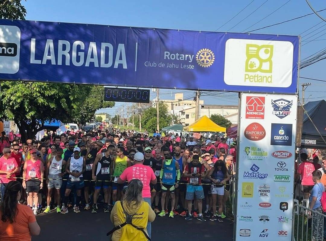 2ª Edição de Corrida de Rua do Rotary Club de Jahu Leste foi um Sucesso