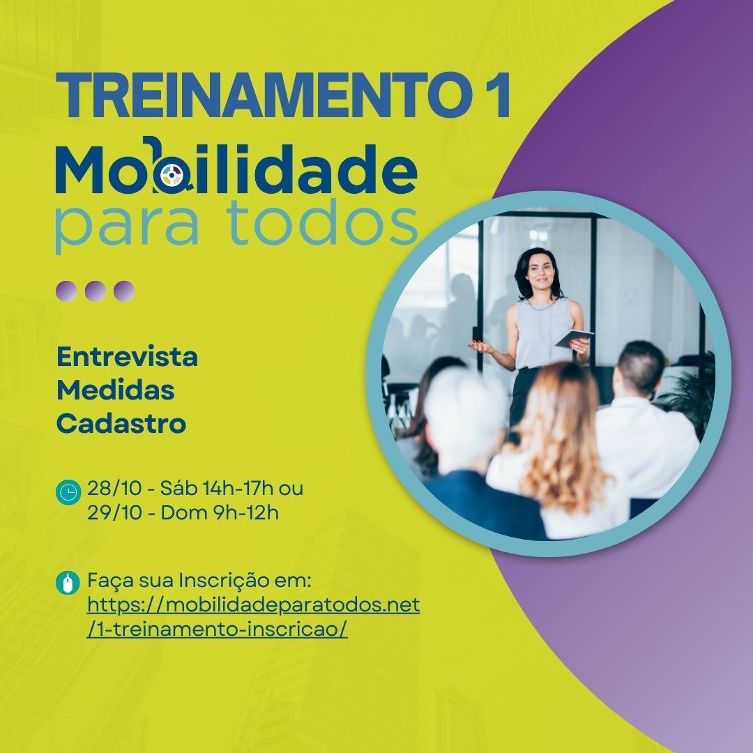 Programa Mobilidade para Todos - Treinamento 
