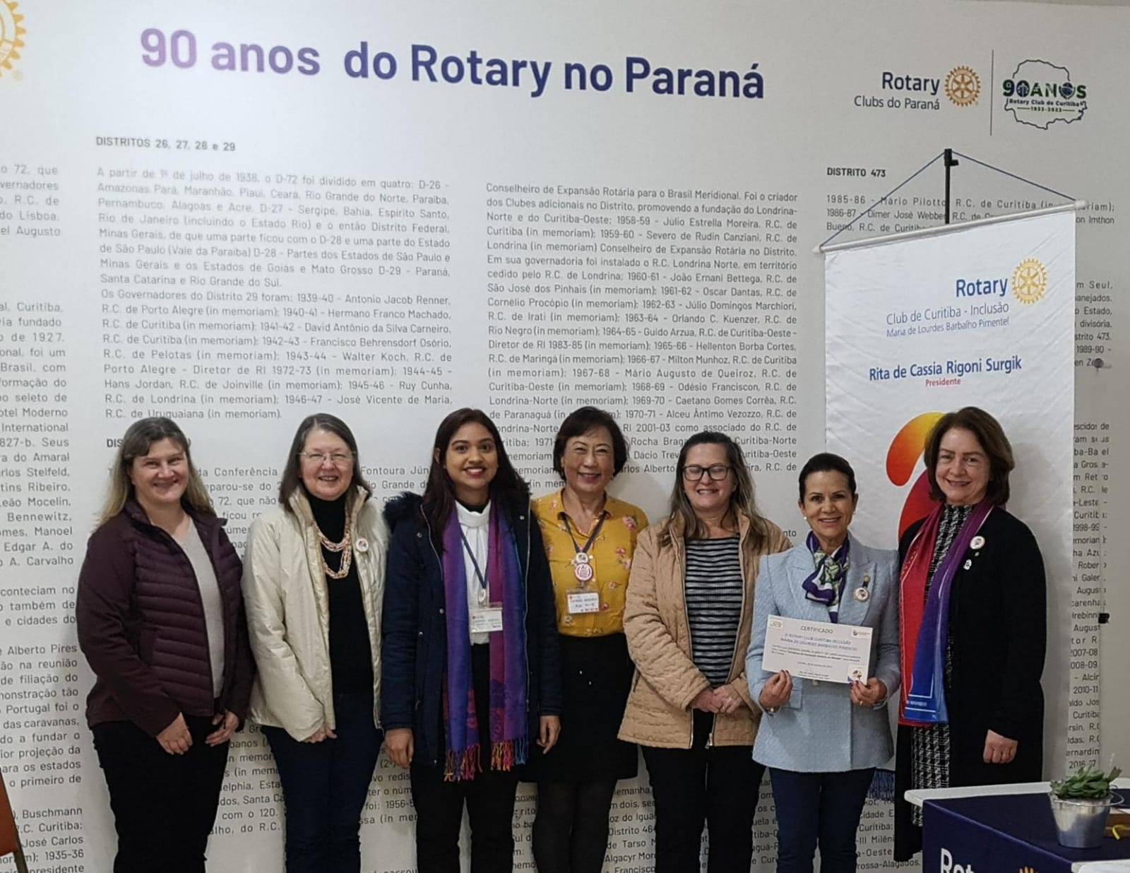 Rotary Club Curitiba Inclusão - Maria de Lourdes Barbalho Pimentel